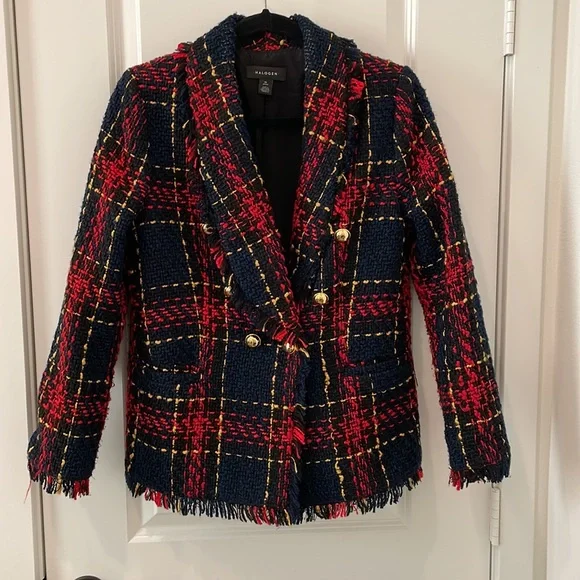 Halogen Plaid Blazer - Picture 3 of 7